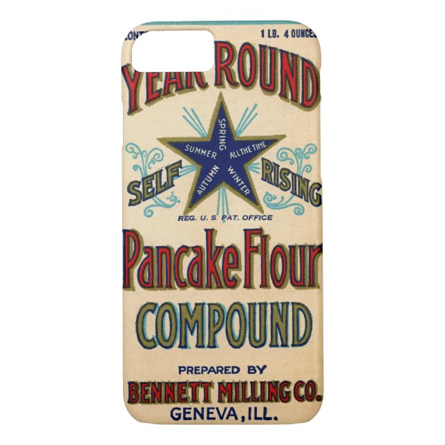 Geneva Illinois Bennett Milling Company Pancake Case-Mate iPhone Case (Back)
