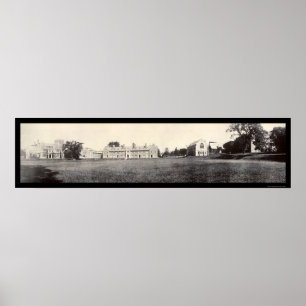 Geneva, New York Hobart College Photo 1909 Poster
