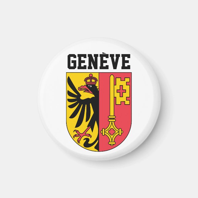 Geneva, Switzerland - coat of arms Magnet (Front)