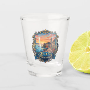 Geneva Switzerland Shot Glass