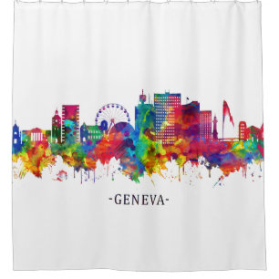 Geneva Switzerland Skyline