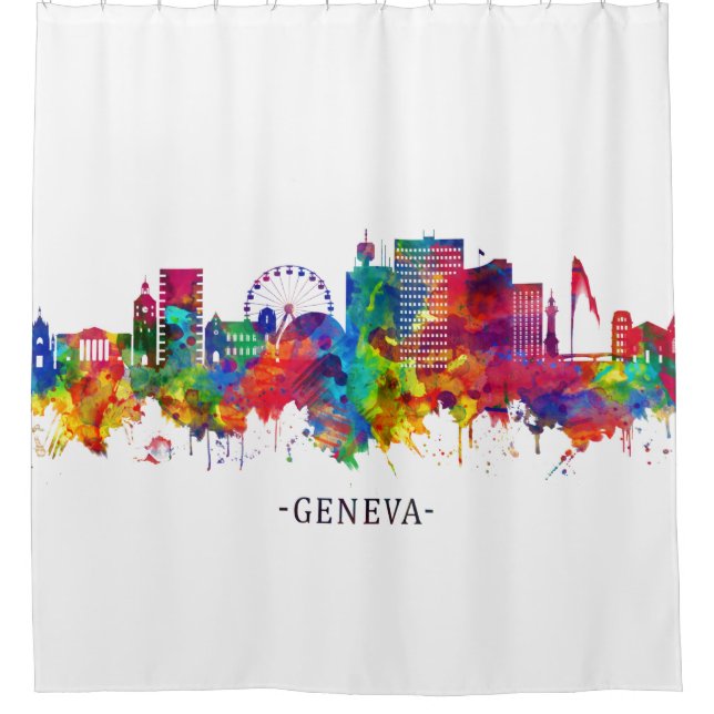Geneva Switzerland Skyline (Front)