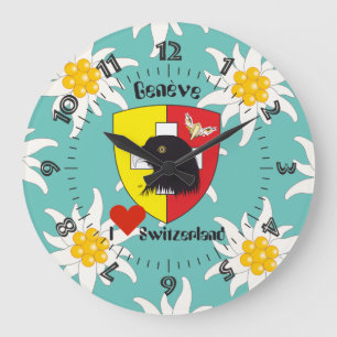 Geneva v Genève Switzerland Suisse Svizzera clock