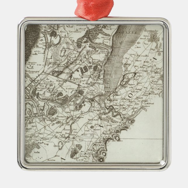 Geneve, Gex Metal Ornament (Front)