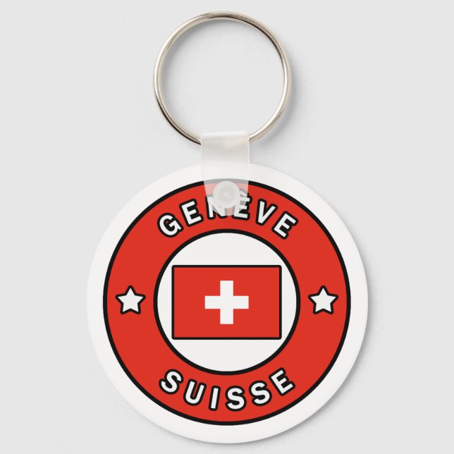 Genève Suisse Keychain (Front)