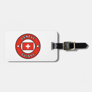 Genève Suisse Luggage Tag