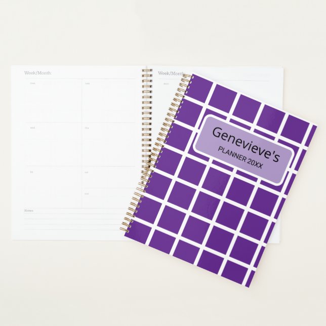Genevieve customizable planner (Display)