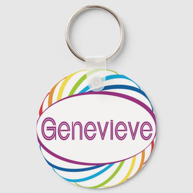 Genevieve Keychain (Front)