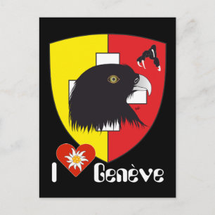 Genf - Genève Schweiz Postkarte Postcard