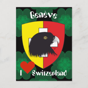 Genf - Genève Schweiz Postkarte Postcard