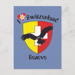 Genf - Genève Schweiz Postkarte Postcard