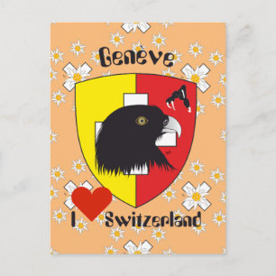Genf - Genève Schweiz Postkarte Postcard