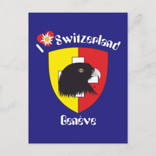 Genf - Genève Schweiz Postkarte Postcard
