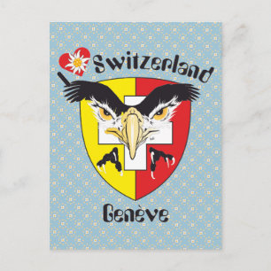 Genf - Genève Schweiz Postkarte Postcard