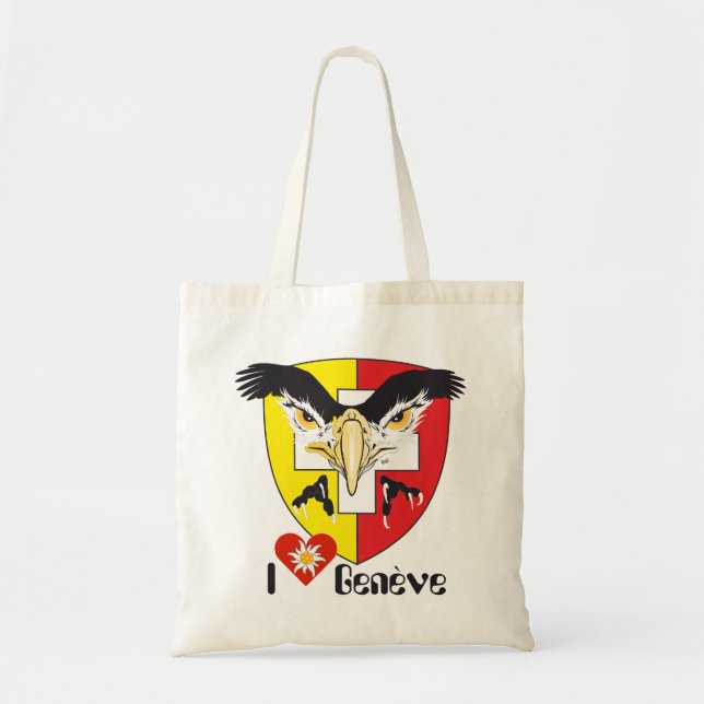 Genf / Genève Schweiz Suisse Svizzera Tasche Tote Bag (Front)
