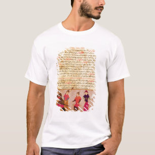 Genghis Khan and his sons by Rashid al-Din T-Shirt
