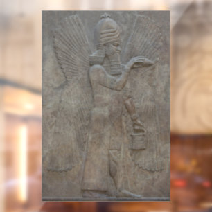 Genie Benisseur of Assyria an Mesopotamian god Window Cling