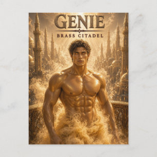 Genie Brass Citadel Dark Cinema Postcard