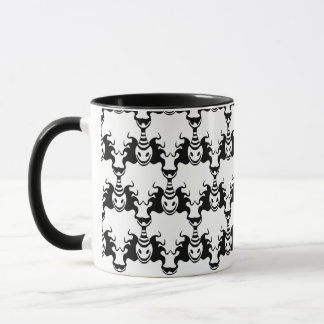 Genie Ghost Coming Out of Lamp Seamless Pattern Mug