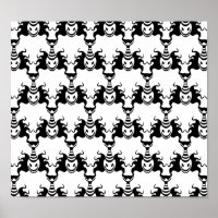 Genie Ghost Coming Out of Lamp Seamless Pattern