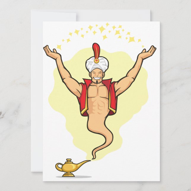 Genie Granting The Wish (Front)