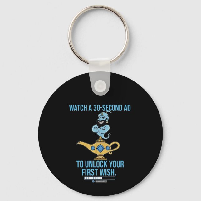 Genie loading watch ad to unlock wish keychain (Front)