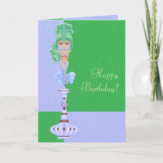 Genie On a Bottle Card (Front)