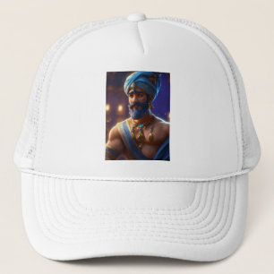 Genie Unleashed – Magical Lamp T-Shirt Design Trucker Hat