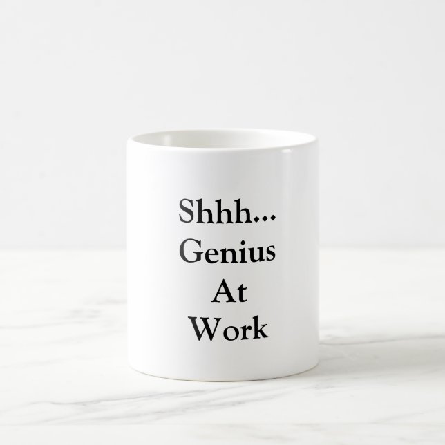 Genius at work Mug (Center)