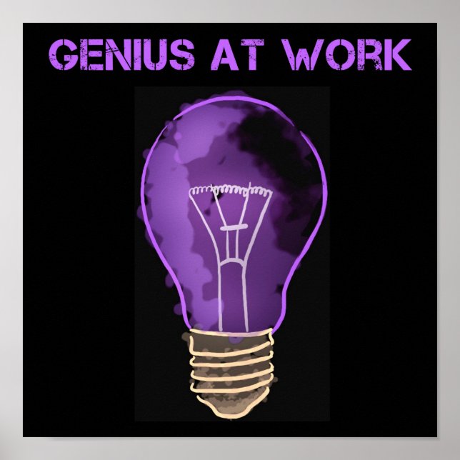 Genius at Work Poster (Front)