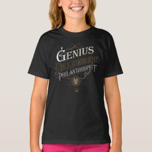 Genius Billionaire Philanthropist Ornate Graphic T-Shirt