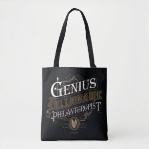 Genius Billionaire Philanthropist Ornate Graphic Tote Bag