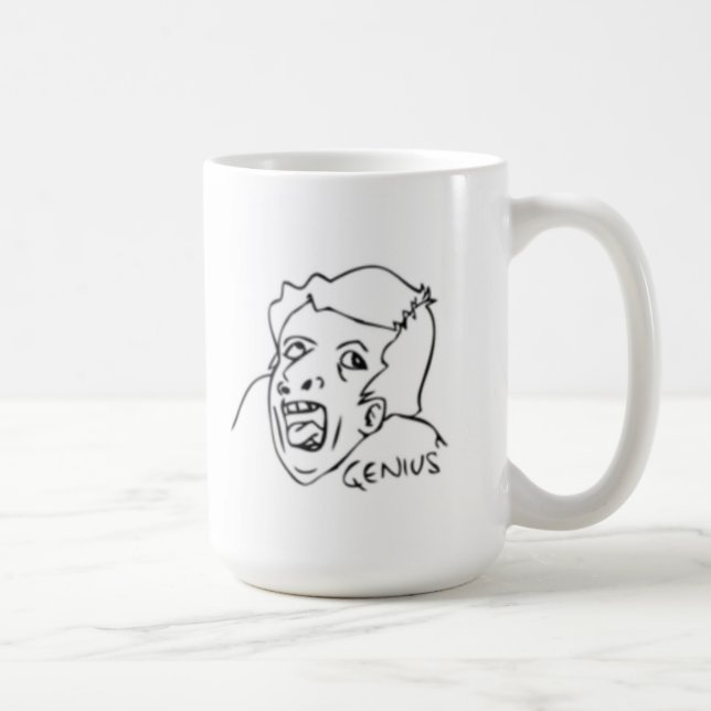 Genius Comic Meme Coffee Mug (Right)