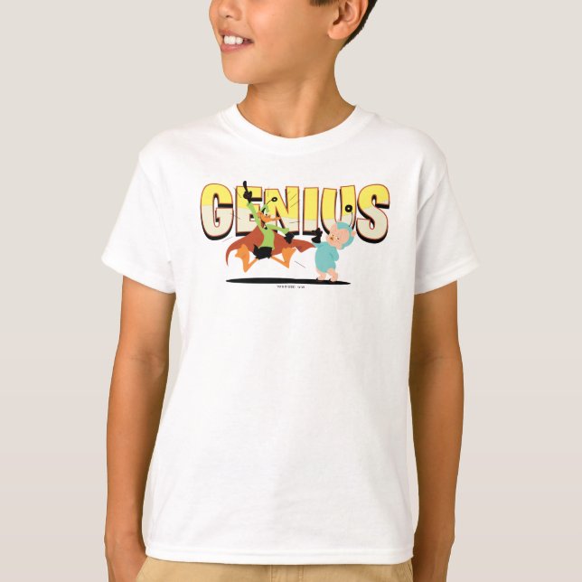 "Genius" Duck Dodgers & Eager, Young Space Cadet T-Shirt (Front)