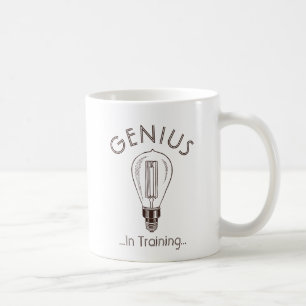 Genius In Training Antique Light Bulb Coffee Mug