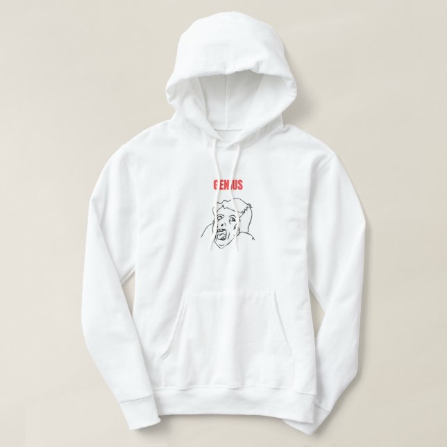 Genius Meme Hoodie (Design Front)