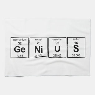 GeNiUS Periodic Table Kitchen Towel