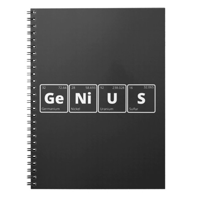Genius - Periodic Table Notebook (Front)
