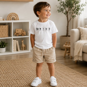 'Genius' Periodic Table Science Humour Educational Toddler T-shirt
