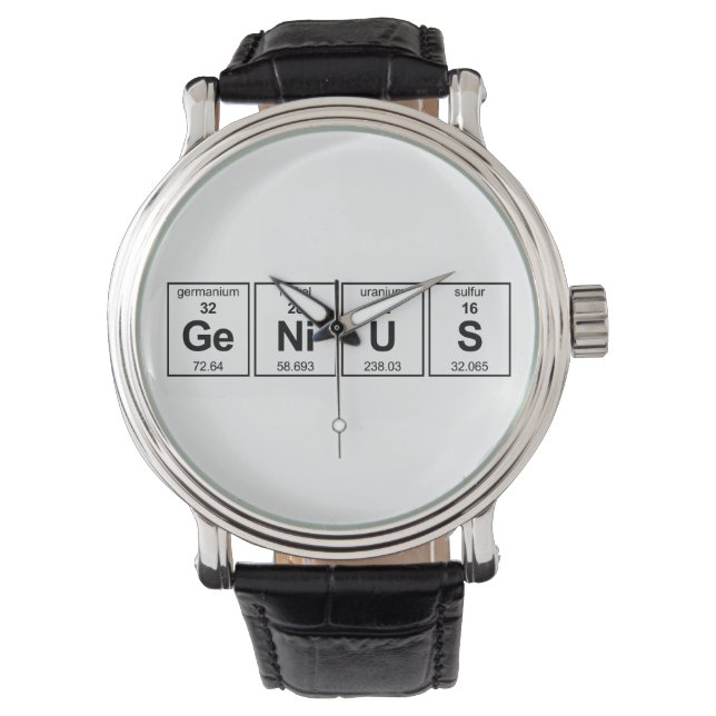 GeNiUS Periodic Table Watch (Front)