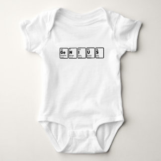 GENIUS Periotic Table Baby Bodysuit
