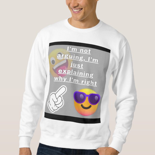Genius Sweatshirt 😆 | Unique Gift For Smart Minds (Front)