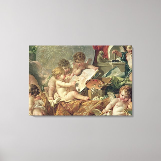 Genius Teaching the Arts, 1761 Canvas Print (Front)