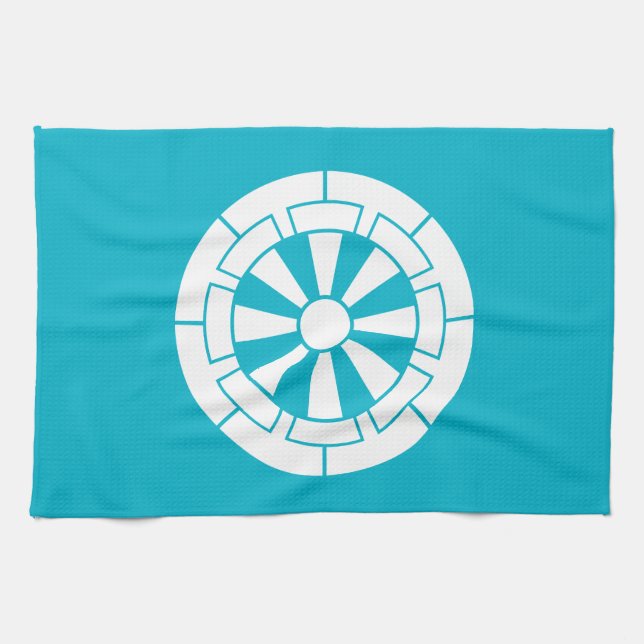 Genji cart kitchen towel (Horizontal)