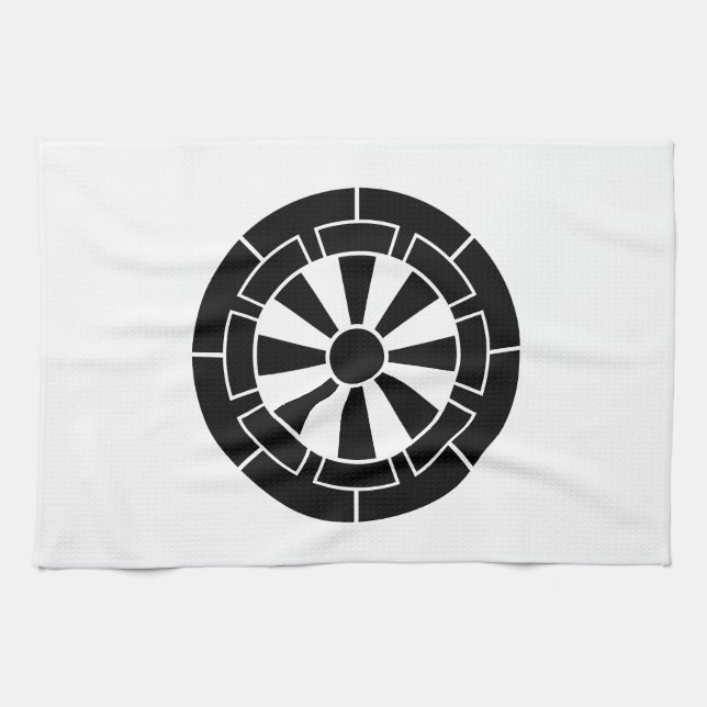 Genji cart kitchen towel (Horizontal)