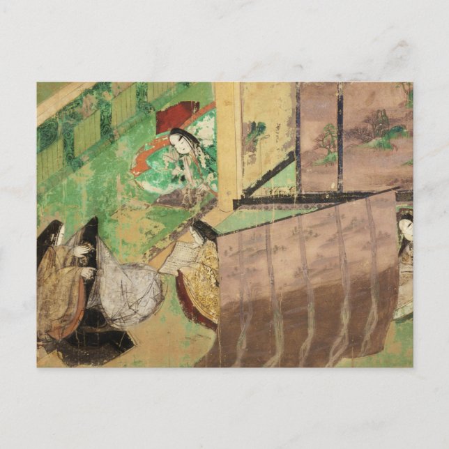 Genji Emaki Azumaya Holiday Postcard (Front)