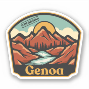 Genoa, Colorado Sticker