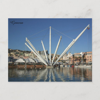 Genoa Port Postcard