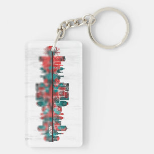 Genoa Skyline Keychain
