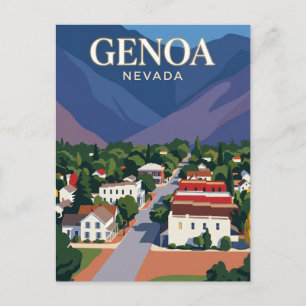 Genoa USA Postcard
